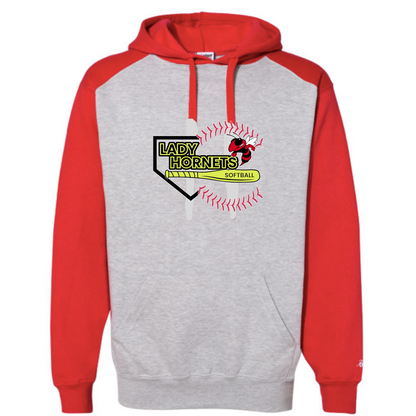 Laquey Softball Badger - Sport Athletic Fleece Hooded Sweatshirt