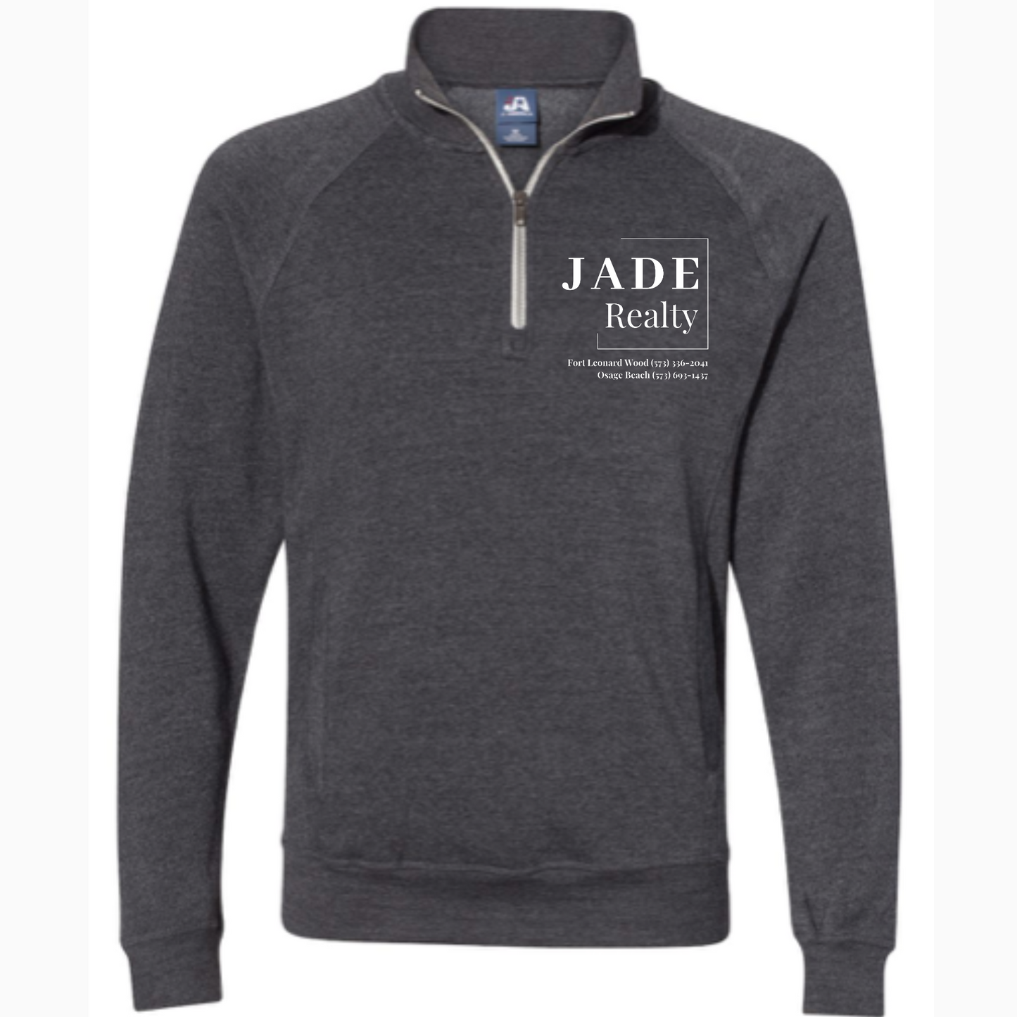 Jade Realty J. America - Triblend Quarter-Zip Sweatshirt