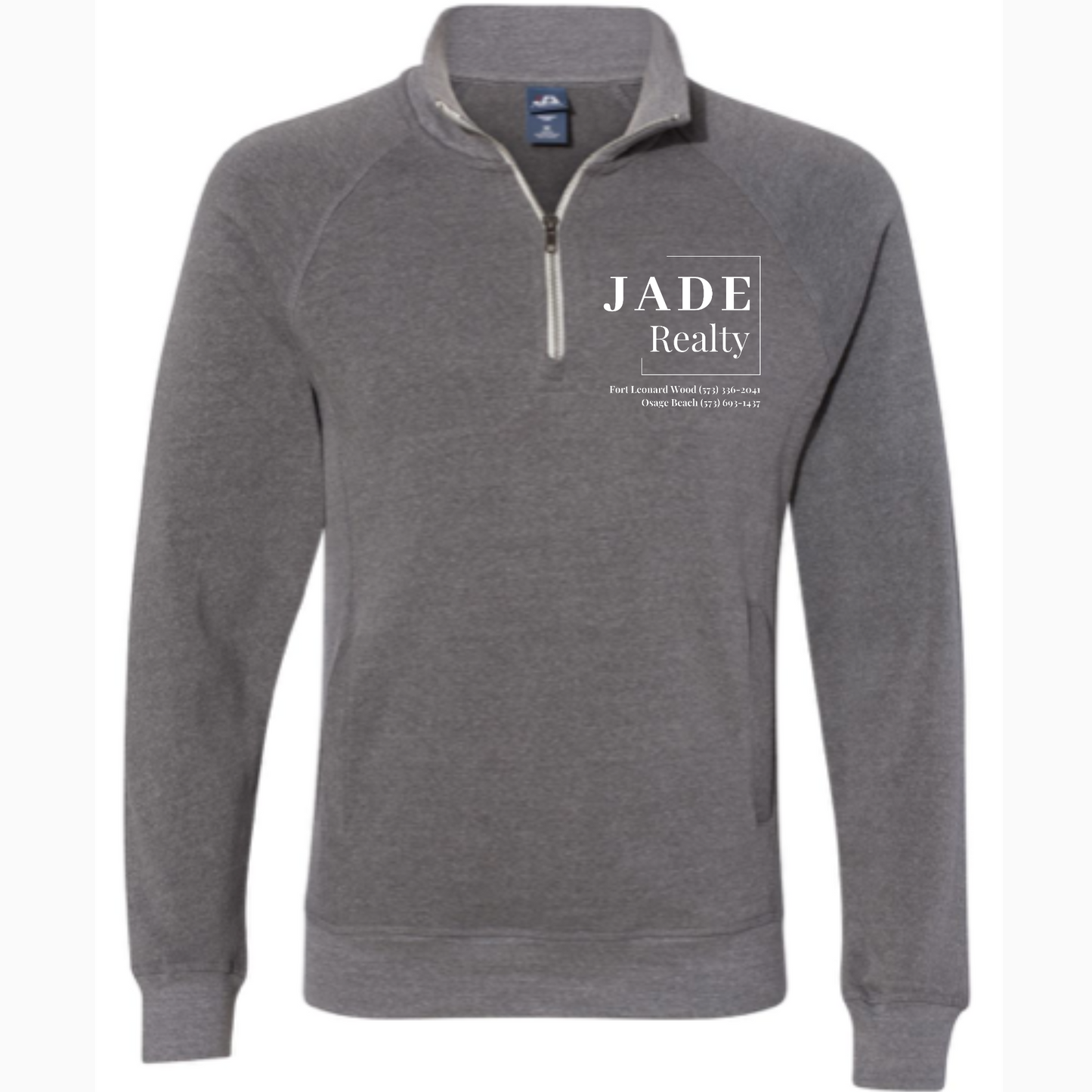 Jade Realty J. America - Triblend Quarter-Zip Sweatshirt